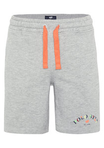 Regular-Fit Jungen-Sweatshorts aus Baumwollmix mit buntem Logo - Polo Sylt