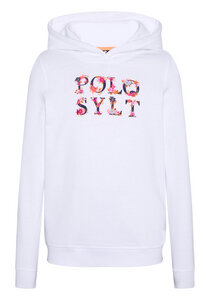 Mädchen-Hoodie mit geblümtem Logo - Polo Sylt