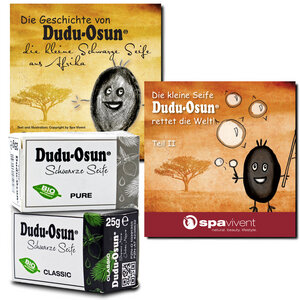 Dudu-Osun® Classic & Pure mit Kurzgeschichte Teil 1 & 2 für Kinder und Erwachsene - Dudu-Osun