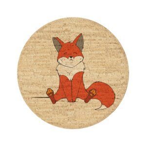 Kinderteppich "Robin der Fuchs" - Corkando