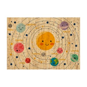 Kinderteppich "Solar System" - Corkando