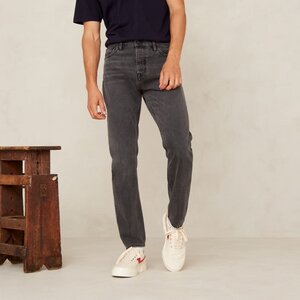 Tappered Jeans - Jerrick Holo Grey Worn - Kings Of Indigo