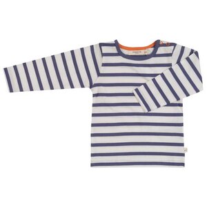 Kinder-Langarmshirt "Longsleeve Breton stripe" - Pigeon by Organics for Kids