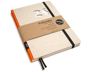 Nachhaltiger Taschenkalender 2024 (Recyclingkarton) - tyyp