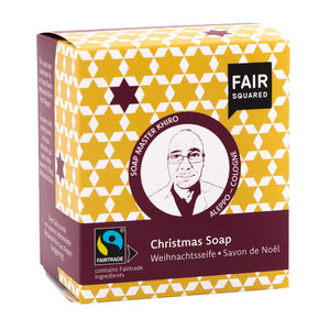 FAIR SQUARED Weihnachtsseife - 2 x 80 g: Festliche Pflege für die Feiertage - Fair Squared