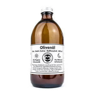 Olivenöl - Bio - Vegan - Duftneutral - Nativ Extra - 500 ml - Two Hands BIO