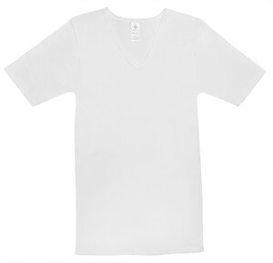 Herren Basic Shirt V-Ausschnitt Feinripp Bambus/Elasthan - Haasis Bodywear