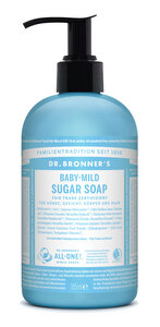 Dr. Bronner's Sugar Soap Flüssigseife Baby-Mild mit Pumpspender 355 ml - Dr. Bronner's