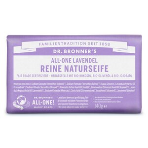 Dr. Bronner's Seifenstück Lavendel 140 g - Dr. Bronner's