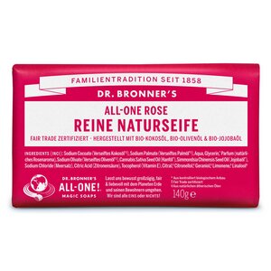 Dr. Bronner's Seifenstück Rose 140 g - Dr. Bronner's