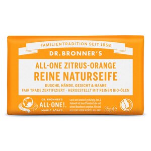 Dr. Bronner's Seifenstück Zitrus Orange 140 g - Dr. Bronner's