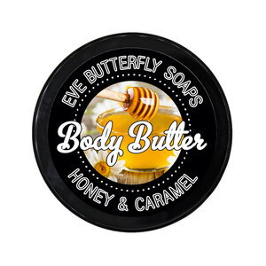 Shea Body Butter "Honey & Caramel" - Eve Butterfly Soaps