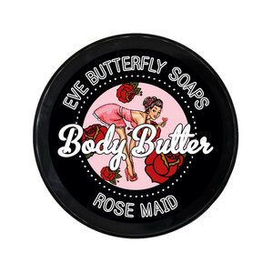 Shea Body Butter "Rose Maid" - Eve Butterfly Soaps