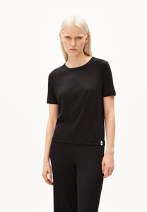 GENEVRAA - Damen Ripp T-Shirt Regular Fit aus TENCEL Lyocell Mix - ARMEDANGELS