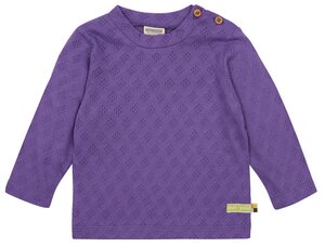 Babys & Kinder Shirt Langarm Jacquard Strick, GOTS-zertifiziert - loud + proud