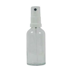 Sprühflasche Glas mit Zerstäuber in 30/50/100 ml Apothekerflasche braun - mikken