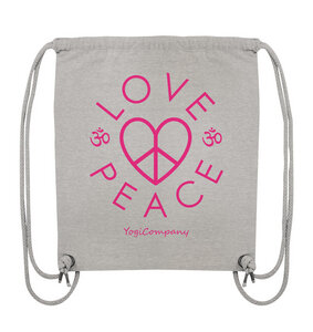 Love & Peace Turnbeutel - YogiCompany