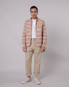 Lakeland Flannel Regular Shirt Ecru - Brava Fabrics
