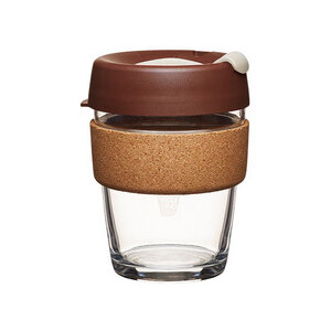 Coffee to go Becher aus Glas mit Grifffläche aus Kork - Limited Edition - Medium 340ml - KeepCup
