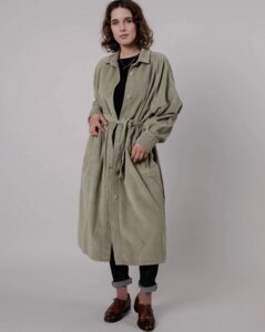 Corduroy Jacket Pale Green - Brava Fabrics