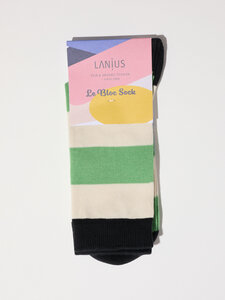 Socken mit Streifen aus Bio-Baumwolle - LANIUS