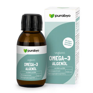 Omega-3 Algenöl flüssig vegan - Purabyo