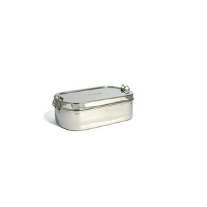 Goodies Box - Einlagiger Edelstahlbehälter mit Klippverschluss - ECO Brotbox