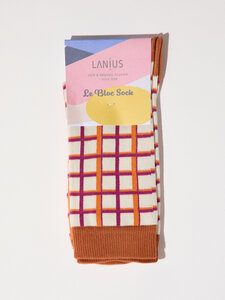 Karo-Socken aus Bio-Baumwolle - LANIUS