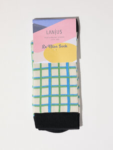 Karo-Socken aus Bio-Baumwolle - LANIUS
