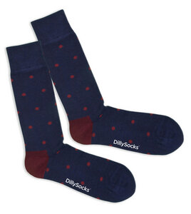 Socken Sparse Red Dots aus Biobaumwoll-Mix - DillySocks
