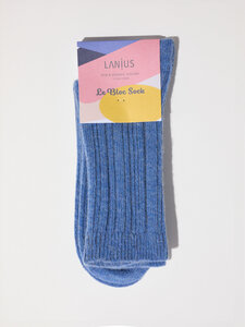 Rippenstrick Socken aus Bio-Baumwolle und Bio-Schurwolle - LANIUS