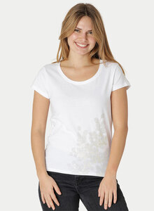 Damen Loosefit Shirt Buchenzauber - Peaces.bio - handbedruckte Biomode