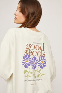 Sweatshirt - Monica Sweater - aus Bio-Baumwolle - Mazine