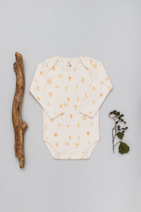 Baby Body langarm Bio-Baumwolle Interlock GOTS - Organic by Feldman