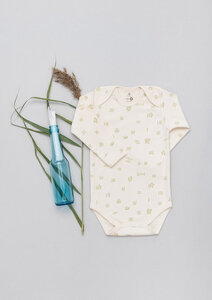 Baby Body langarm Bio-Baumwolle Interlock GOTS - Organic by Feldman