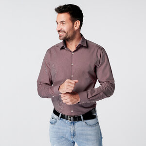 Nachhaltige Langarm Herren Hemd Checkered 100% bio - SKOT Fashion
