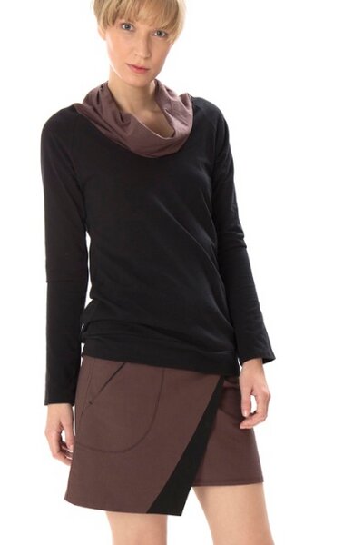 Göttin des Glücks - Nali Longsleeve, schwarz/braun | Avocadostore