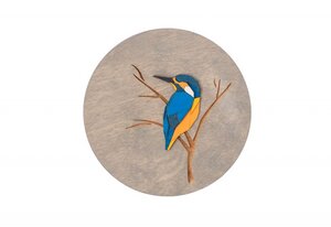 Wanddekoration aus Holz - Motiv Vogel - Mehrerere Varianten - BeWooden