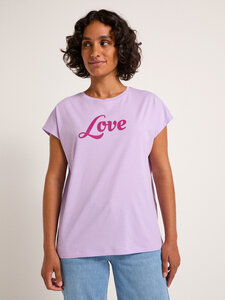 Statement Shirt "Love" aus Bio-Baumwolle - LANIUS