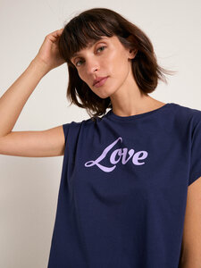 Statement Shirt "Love" aus Bio-Baumwolle - LANIUS
