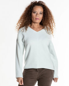 Kuscheliger Teddy-Sweater aus Organic Cotton | Teddy V-Neck - Alma & Lovis