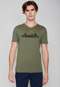 Nature Mountain Logo Peak - T-Shirt für Herren - GREENBOMB