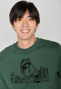 Animal Raccoon City Wild - Sweatshirt für Herren - GREENBOMB