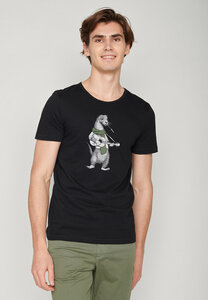 Animal Otter Guitar Spice - T-Shirt für Herren - GREENBOMB