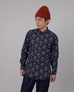 Ucon Palma Regular Shirt Navy - Brava Fabrics