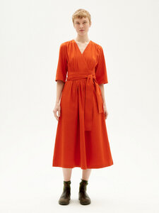 langes Kleid - Angelica Dress - aus biologisch angebauter Baumwolle - thinking mu