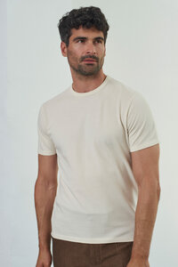 Basic T-Shirt LIRON aus Bio-Baumwollpiqué - About Companions