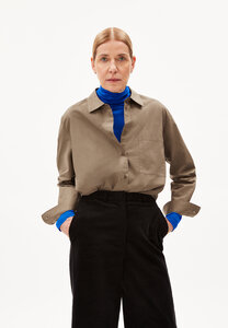EALGAA - Damen Bluse Loose Fit aus Bio-Baumwolle - ARMEDANGELS