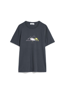 JAAMES PIXXEL MOUNTAIN - Herren T-Shirt Regular Fit aus Bio-Baumwolle - ARMEDANGELS