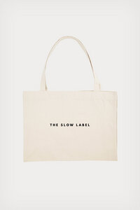 Jutebeutel aus recycelten Fasern / Einkaufstasche / Shopping Bag / Tote Bag (Groß) - The Slow Label